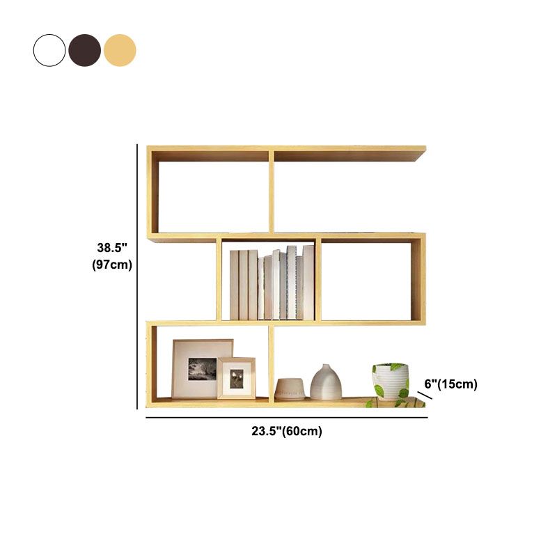 Modern and Contemporary Shelf Bookcase Wall Mounted Wooden Book Shelf for Office Clearhalo 'Bookcases' 'furn' 'furn_bookcases' 'Furniture' 'Office Furniture' 1200x1200_969ef204-c625-48b9-9b38-0dc918a9b145