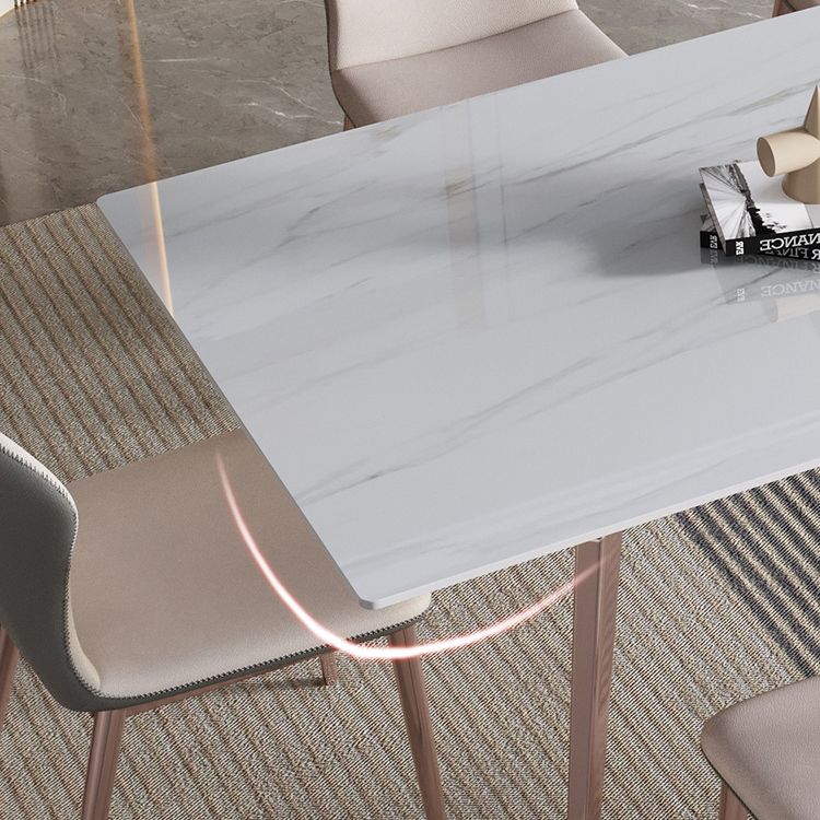 Nordic 1/2/5/7 Pieces Dining Set Sintered Stone Dining Table Set for Restaurant Clearhalo 'Dining Room Sets' 'Dining Tables & Seating' 'dining_room_set' 'furn' 'furn_dining_room_set' 'Furniture' 'furniture_dining_room_set' 'Kitchen & Dining Furniture' 'kitchen&dining_furn' 'kitchen' 1200x1200_969fac72-c877-4c8c-b247-2dfd4bd37a70