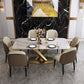 Rectangle Traditional Luxury Dining Table Sintered Stone Table with Gold Pedestal Base Clearhalo ' dining_table' 'Dining Tables & Seating' 'Dining Tables' 'furn' 'furn_dining_table' 'Furniture' 'furniture_dining_table' 'Kitchen & Dining Furniture' 'kitchen&dining_furn' 'kitchen' 'kitchen_dining_table' 1200x1200_96a05f3d-e3d6-4aa4-97f4-764180df8664