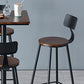 1/2/3/4/5-delige industriële barset massief houten pub-eetset