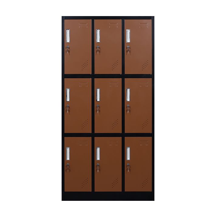 Metalen matte afwerking Kast Hedendaagse opbergkast met scharnierende deur