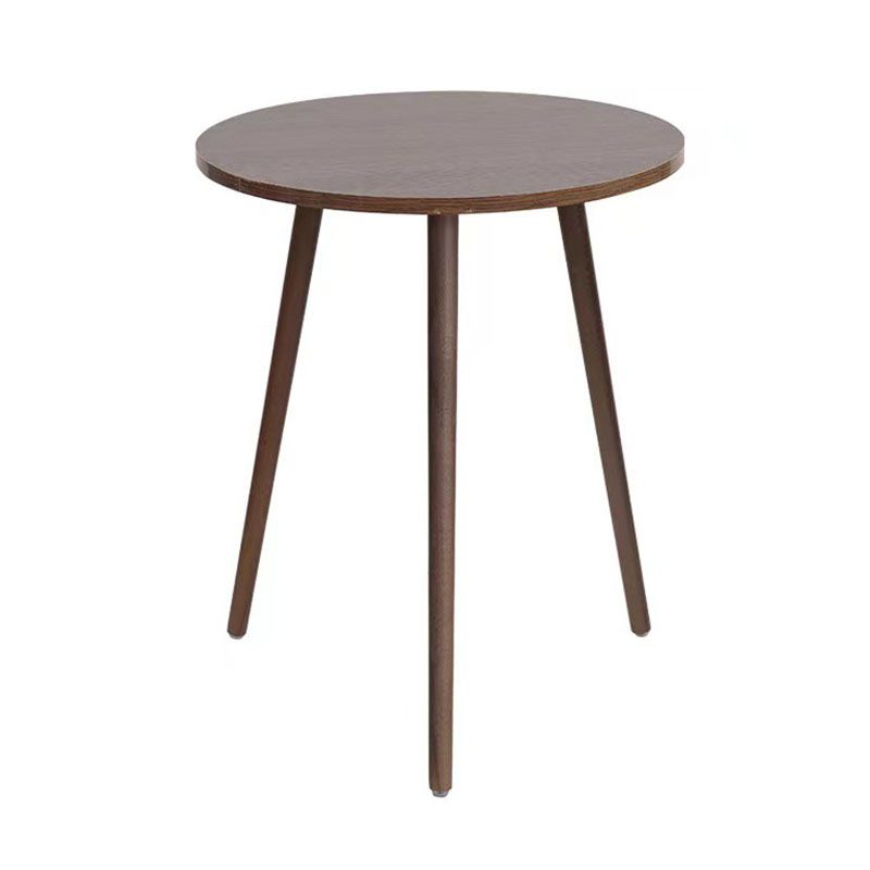 Modern 3 Legs Cocktail Table Round Wood Coffee Table - Brown Clearhalo 'Coffee & Accent Tables' 'Coffee Tables' 'coffee_tables' 'furn' 'furn_coffee_tables' 'Furniture' 'furniture_coffee_tables' 'Living Room Furniture' 1200x1200_96a60f1c-85cd-4dbe-8af7-1d5392677816