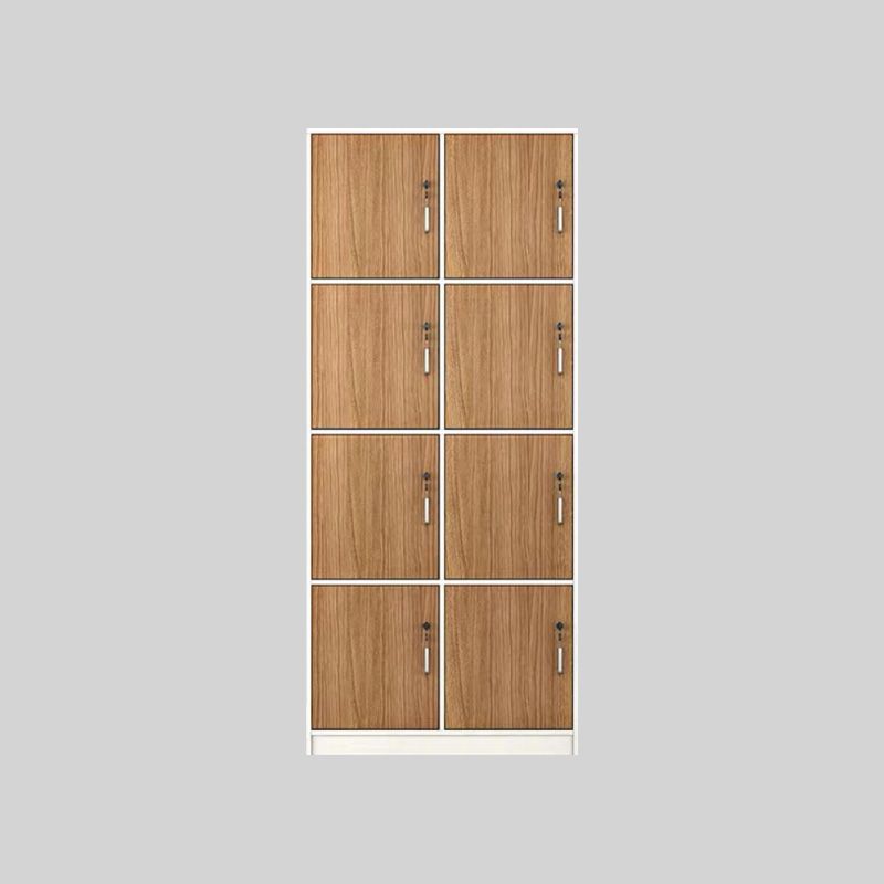 Natural Finish Indoor Cabinet Contemporary Storage Cabinet with Hinged Door Clearhalo 'Armoires & Wardrobes' 'armoires_wardrobes' 'Bedroom Furniture' 'furn' 'furn_armoires_wardrobes' 'Furniture' 1200x1200_96a618f5-fcf2-4f43-9ad2-c231510d2114