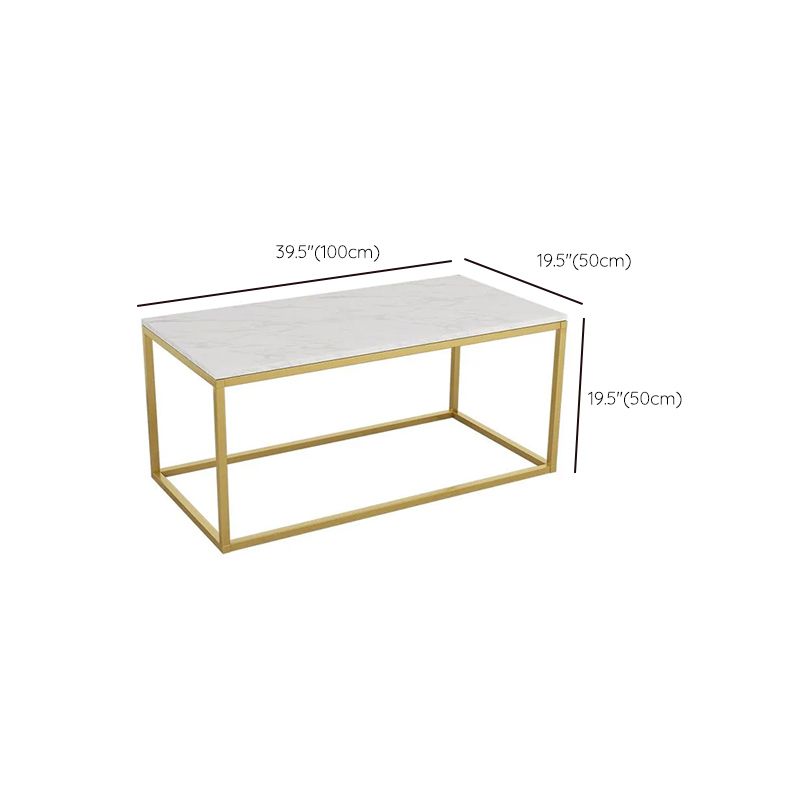 Glam Rectangular Coffee Table Frame 1 Coffee Table for Living Room Clearhalo 'Coffee & Accent Tables' 'Coffee Tables' 'coffee_tables' 'furn' 'furn_coffee_tables' 'Furniture' 'Living Room Furniture' 1200x1200_96a92d7c-691f-47a6-9588-e548dfb71a9b