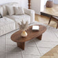 No Distressing Oval Single Coffee Table Sled Solid Wood Coffee Table Clearhalo 'Coffee & Accent Tables' 'Coffee Tables' 'coffee_tables' 'furn' 'furn_coffee_tables' 'Furniture' 'Living Room Furniture' 1200x1200_96a9d85c-c83c-4097-aab1-10d82fbc5c3e