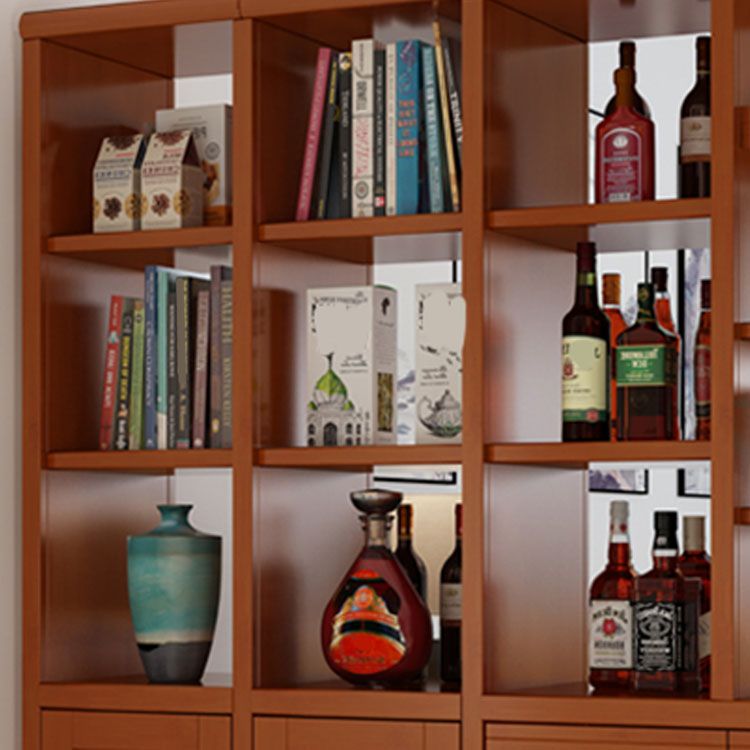 Contemporary 2-drawer Solid Wood 74.8" Tall Accent Cabinet with Doors Clearhalo 'Cabinets & Chests' 'cabinets_chests' 'furn' 'furn_cabinets_chests' 'Furniture' 'Living Room Furniture' 1200x1200_96ab92a1-ac20-4c52-b2fa-15ab30cf9a98