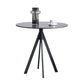 Modern Style Sintered Stone Black Dining Room Set with Round Table Formal Dining Table Furniture Clearhalo 'Dining Room Sets' 'Dining Tables & Seating' 'dining_room_set' 'furn' 'furn_dining_room_set' 'Furniture' 'furniture_dining_room_set' 'Kitchen & Dining Furniture' 'kitchen&dining_furn' 'kitchen' 1200x1200_96ad8e5a-335f-44eb-bf55-c6be16cfe8d4