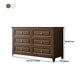 Modern Rectangle Side Cabinet Wood Knobs Cabinet with Drawer
