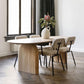 Living Room Two Legs Dining Table Modern Solid Wood Oval Dining Table Clearhalo 'Dining Tables & Seating' 'Dining Tables' 'dining_table' 'furn' 'furn_dining_table' 'Furniture' 'furniture_dining_table' 'Kitchen & Dining Furniture' 1200x1200_96af1fac-b42c-4e47-a710-828bee4ceecb