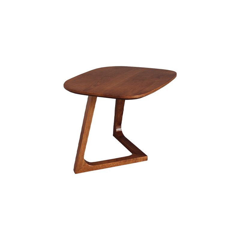 Skandinavische massive Holzendtisch -Ecktisch für Wohnzimmer