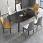 Modern Sintered Stone Standard Dining Table Rectangle Shape Dining Table for Kitchen Clearhalo ' dining_table' 'Dining Tables & Seating' 'Dining Tables' 'furn' 'furn_dining_table' 'Furniture' 'furniture_dining_table' 'Kitchen & Dining Furniture' 'kitchen&dining_furn' 'kitchen' 'kitchen_dining_table' 1200x1200_96b3bd2a-919c-4fe6-8040-77054a720d38
