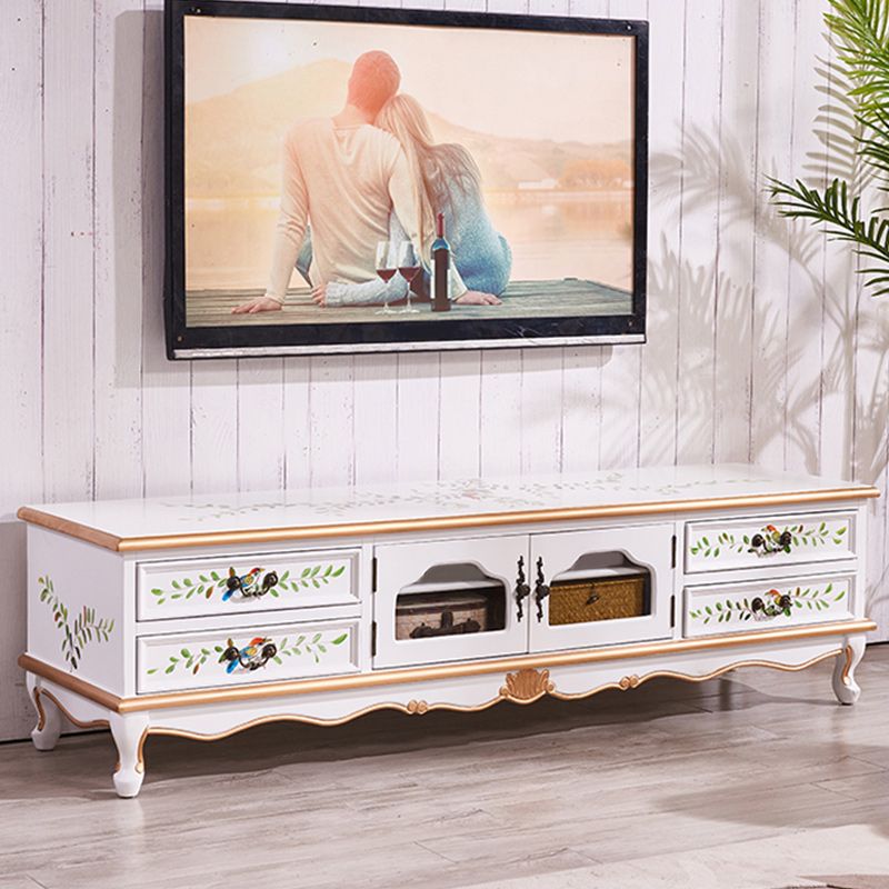 Traditional 4 Drawers TV Console Disressed Wood TV Stand with Shelf Clearhalo 'furn' 'furn_tv_stands_entertainment_centers' 'Furniture' 'Living Room Furniture' 'TV Stands & Entertainment Centers' 'TV Stands & Media Storage Furniture' 'tv_stands_entertainment_centers' 1200x1200_96b625b0-7bc1-4c6b-b761-2da0da9789fd