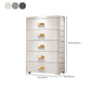 Rectangular Plastic Wardrobe Teen Style Bedroom Storage Cabinet