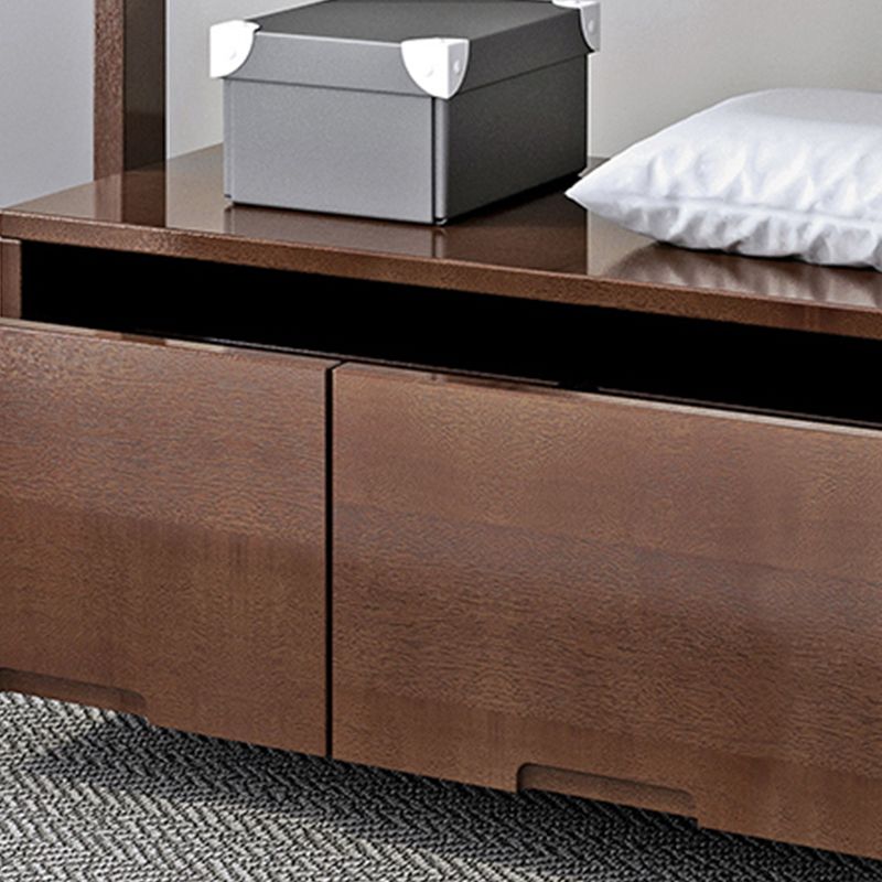 Dormitorio Armario de madera Armario móvil moderno con cajones