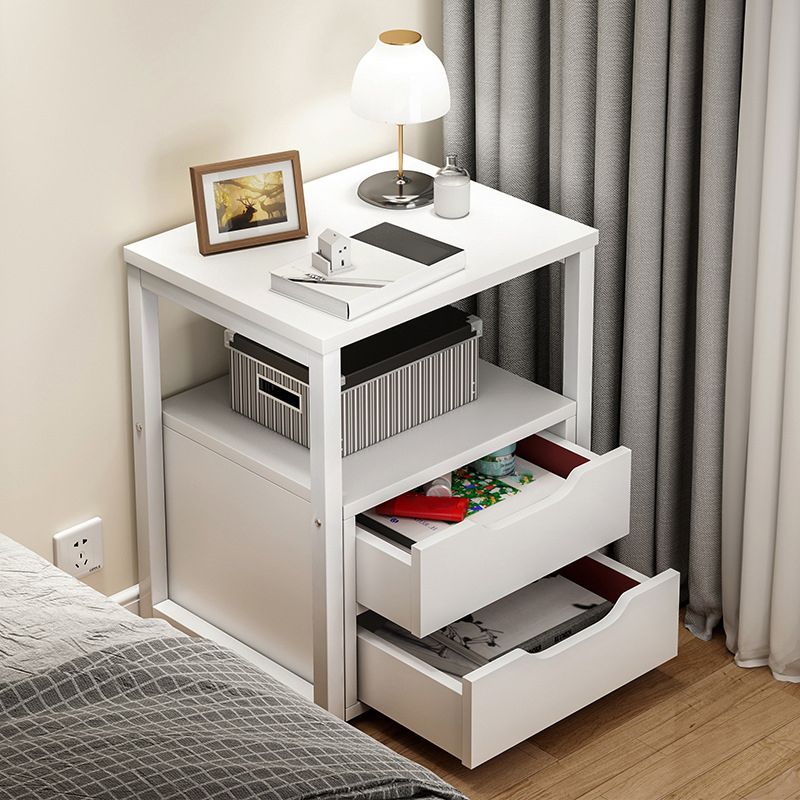 Contemporary Drawer Storage Bedside Cabinet Wood Nightstand for Bedroom Clearhalo 'Bedroom Furniture' 'furn' 'furn_night_stand' 'Furniture' 'night_stand' 'Nightstands' 1200x1200_96ba51bc-4772-4be0-982c-5ee921d387de