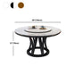Modern Stone Round Folding Table Solid Wood Pedestal Casual Dining Table Clearhalo ' dining_table' 'Dining Tables & Seating' 'Dining Tables' 'furn' 'furn_dining_table' 'Furniture' 'furniture_dining_table' 'Kitchen & Dining Furniture' 'kitchen&dining_furn' 'kitchen' 'kitchen_dining_table' 1200x1200_96bad9ee-2ae6-405c-b11b-ad9ba7e09bb0