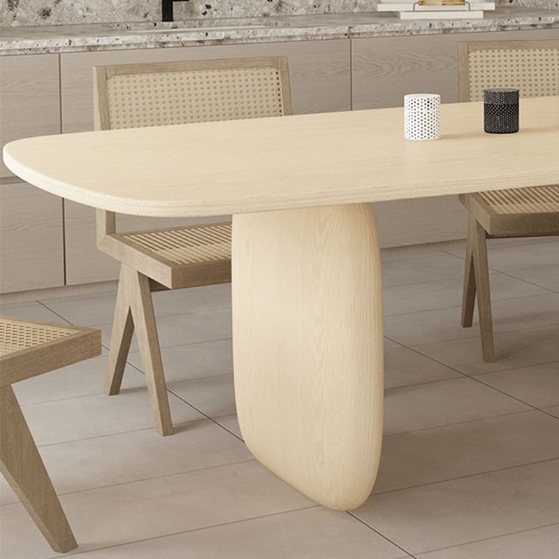 Pine Solid Wood Tripod Dining Table Modern Rectangle Dining Room Kitchen Home Furniture Clearhalo 'Dining Tables & Seating' 'Dining Tables' 'dining_table' 'furn' 'furn_dining_table' 'Furniture' 'furniture_dining_table' 'Kitchen & Dining Furniture' 'kitchen' 'kitchen_dining_table' 1200x1200_96bc05b8-c846-4c70-ae31-f94966caf23d