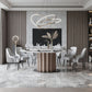 Round Pedestal Dining Table Traditional Luxury Furniture with Turntable Clearhalo 'Dining Tables & Seating' 'Dining Tables' 'dining_table' 'furn' 'furn_dining_table' 'Furniture' 'Kitchen & Dining Furniture' 1200x1200_96bc462d-b945-47b5-8208-48eeee9c8b78