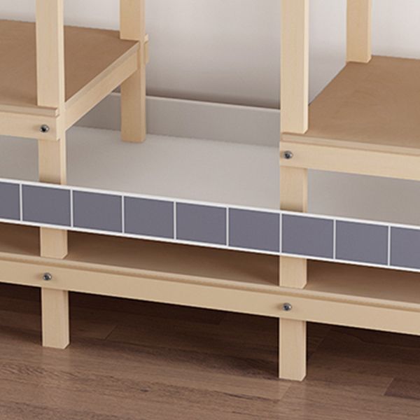 Modern Freestanding Wardrobe Closet Pine Wood Wardrobe Cabinet