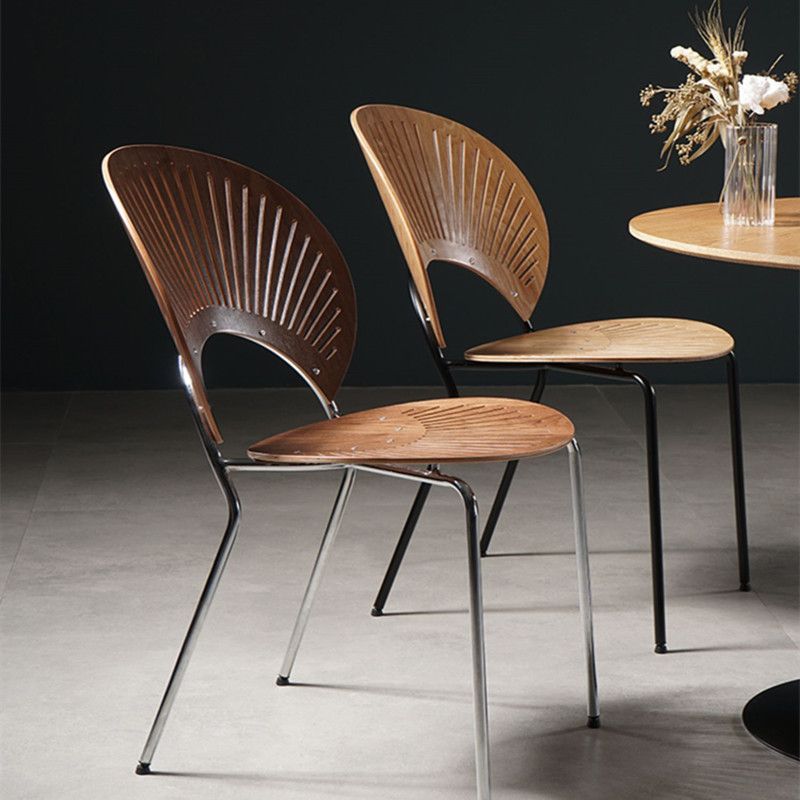 Wood Side Chair Contemporary Open Back Dining Chair for Indoor Clearhalo 'Dining Chairs' 'Dining Tables & Seating' 'dining_chair' 'furn' 'furn_dining_chair' 'Furniture' 'furniture_dining_chair' 'Kitchen & Dining Furniture' 1200x1200_96c37ca4-cfdc-4a7b-a1bb-a86641d41d0d