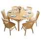 Contemporary Round Dining Table Rubberwood Solid Wood Table with 4 Legs Clearhalo ' dining_table' 'Dining Tables & Seating' 'Dining Tables' 'furn' 'furn_dining_table' 'Furniture' 'furniture_dining_table' 'Kitchen & Dining Furniture' 'kitchen&dining_furn' 'kitchen' 'kitchen_dining_table' 1200x1200_96c54189-57c5-4f76-8bb7-3e5763a78620