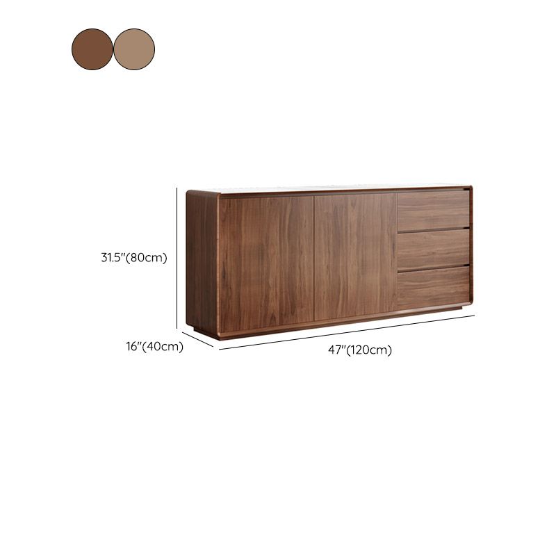 Stone Credenza Modern Style Board con cassetti e armadi