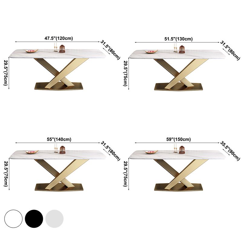 Sintered Stone White Dining Table Simplicity Pedestal Table for Dining Room Clearhalo ' dining_table' 'Dining Tables & Seating' 'Dining Tables' 'furn' 'furn_dining_table' 'Furniture' 'furniture_dining_table' 'Kitchen & Dining Furniture' 'kitchen&dining_furn' 'kitchen' 'kitchen_dining_table' 1200x1200_96c74e72-3c88-462e-aff8-32f674457942