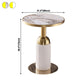 Round Shape Sintered Stone Dining Table Glam Pedestal Table for Dining Room Clearhalo ' dining_table' 'Dining Tables & Seating' 'Dining Tables' 'furn' 'furn_dining_table' 'Furniture' 'furniture_dining_table' 'Kitchen & Dining Furniture' 'kitchen&dining_furn' 'kitchen' 'kitchen_dining_table' 1200x1200_96c9d143-cf0b-4067-8ee0-2380e20c456f
