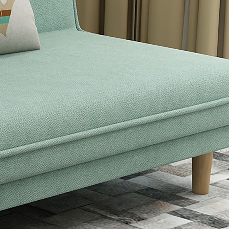 Fabric Adjustable Sleeper Sofa Split Back 59"/66.93"/70.87" Wide Armless Sofa Bed Clearhalo 'furn' 'furn_sofas' 'Furniture' 'furniture_sofas' 'Living Room Furniture' 'Sofa' 'sofas' 1200x1200_96ca910b-177a-4e70-a2de-e8c9f260c42a