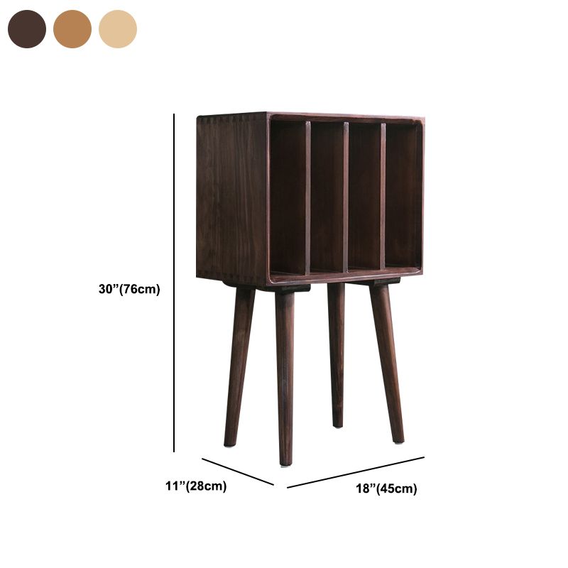 11" Wide Contemporary Shelf Closed Back Solid Wood Pine Bookcase Clearhalo 'Bookcases' 'furn' 'furn_bookcases' 'Furniture' 'Office Furniture' 1200x1200_96cda926-e055-4de3-aaf6-453d1d7bbdbb