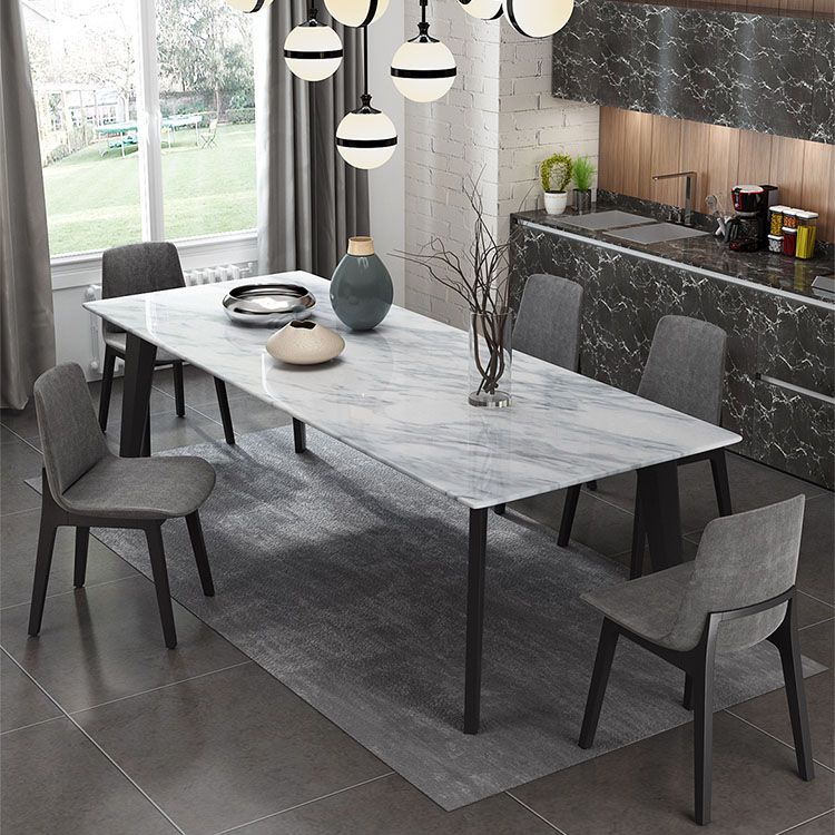 Contemporary 1/2/4/5/6 Pieces Dining Set Marble Dining Room Set for Home Use Clearhalo 'Dining Room Sets' 'Dining Tables & Seating' 'dining_room_set' 'furn' 'furn_dining_room_set' 'Furniture' 'furniture_dining_room_set' 'Kitchen & Dining Furniture' 1200x1200_96cfc81e-757c-4dc5-9214-19ddff015a64