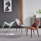 Parsons Matte afwerking Dineerstoel Designer Stijl Lederen vergaderruimte Zijstoel
