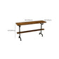 Industrial Wood Bar Table Trestle Base Dining Table for Kitchen Living Room Clearhalo 'Bar Furniture' 'Bar Tables' 'bar_tables' 'furn' 'furn_bar_tables' 'Furniture' 'Kitchen & Dining Furniture' 1200x1200_96d2a978-f7da-437b-8b01-5d7ae0d94ddd