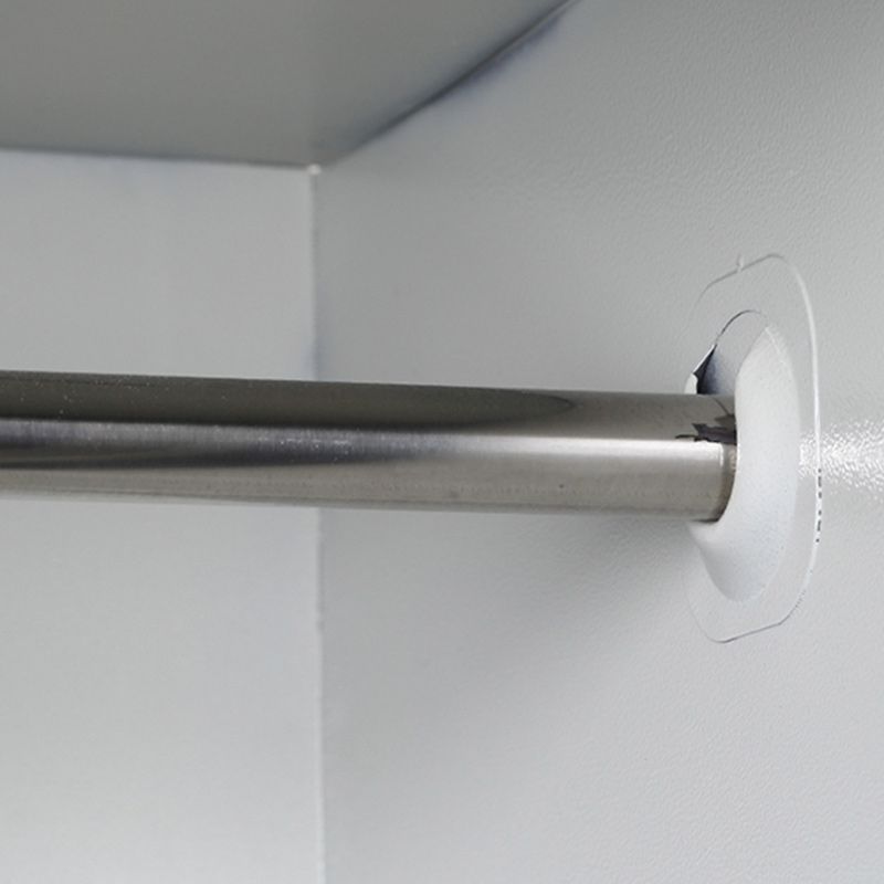 Eigentijdse garderobe metalen witte kleur garderobe kast voor slaapkamer