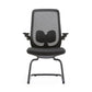 Modern No Wheels Desk Chair Microfiber Black High Back Chair Clearhalo 'furn' 'furn_office_chair' 'Furniture' 'Office Chairs' 'Office Furniture' 'office_chair' 1200x1200_96d3828f-de32-4247-8005-889ee126e124