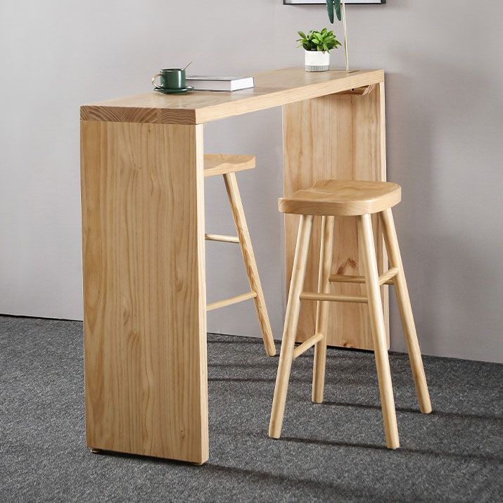 Tavolo da pranzo in legno massimo in legno massiccio tavolo da pub rettangolo in naturale