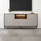 Mueble TV de piedra estilo moderno Mueble TV con 2 puertas y 2 cajones
