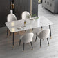 1/4/5 Pieces White Stone Dining Set Modern Solid Back Chair Rectangle Dining Furniture Clearhalo 'Dining Room Sets' 'Dining Tables & Seating' 'dining_room_set' 'furn' 'furn_dining_room_set' 'Furniture' 'furniture_dining_room_set' 'Kitchen & Dining Furniture' 'kitchen&dining_furn' 'kitchen' 1200x1200_96daced1-8f1f-4d2b-a7c4-72492c07efa2