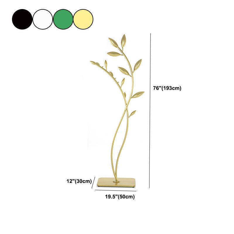 Modern Hall Tree Metal Entry Hall Tree with Hooks Coat Hanger Clearhalo 'Entry & Mudroom Furniture' 'furn' 'furn_hall_tree_coat_racks' 'Furniture' 'Hall Trees & Coat Racks' 'hall_tree_coat_racks' 1200x1200_96dc4e71-b26a-471d-a0a4-89367f64d333