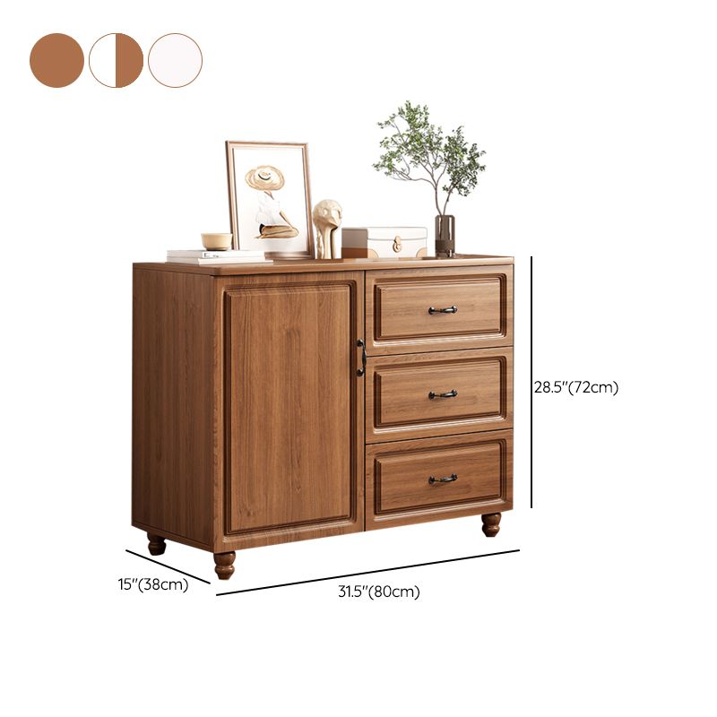 Mid Century Modern Accent Chest  Rectangle Chest with Drawers