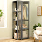 Modern Style Wardrobe Cabinet Wood Clothes Rail Wardrobe Armoire for Home