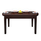 Moderne opvouwbare eettafel voor thuis, massief houten dinettetafel
