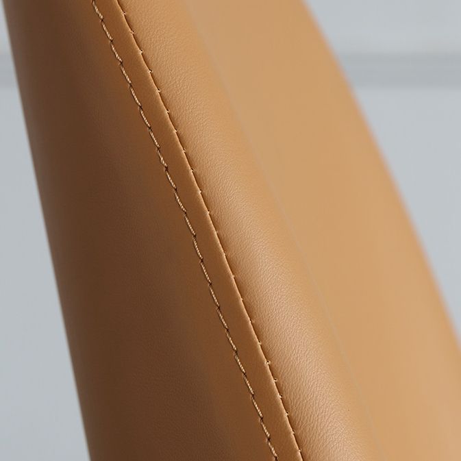 Scandinavian Style Solid Back Side Chair Upholstered Armless Chair for Home Use Clearhalo ' kitchen&dining_furn' 'Dining Chairs' 'Dining Tables & Seating' 'dining_chair' 'furn' 'furn_dining_chair' 'Furniture' 'furniture_dining_chair' 'Kitchen & Dining Furniture' 'kitchen' 1200x1200_96dfec94-8877-43f8-bccb-629e0c584d10