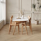 Modern White Stone Top Dining Table Extendable for Small Spaces Clearhalo 'Dining Tables & Seating' 'Dining Tables' 'dining_table' 'furn' 'furn_dining_table' 'Furniture' 'Kitchen & Dining Furniture' 1200x1200_96e26ac8-7a2c-4c60-bf90-e8b85599aa15