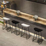 Modern Armless Backrest Counter Stool Iron Dessert Shop Bar Stool with Plastic Seat Clearhalo 'Bar Furniture' 'Bar Stools' 'bar_stools' 'furn' 'furn_bar_stools' 'furniture_bar_stools' 'Kitchen & Dining Furniture' 'kitchen&dining_furn' 'kitchen' 'kitchen_furn' Furniture' 1200x1200_96e340dc-0c9b-438f-98f4-02f38df83ebd