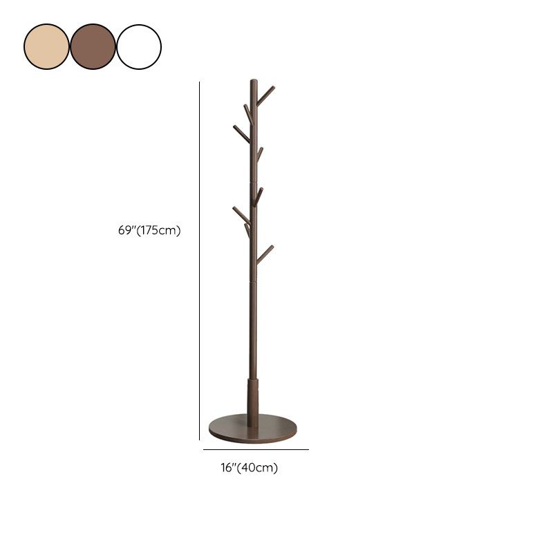 Solid Wood Free Standing Hall Tree Contemporary Hall Stand for Living Room Clearhalo 'Entry & Mudroom Furniture' 'furn' 'furn_hall_tree_coat_racks' 'Furniture' 'Hall Trees & Coat Racks' 'hall_tree_coat_racks' 1200x1200_96e3b075-20a9-492d-830b-bb292515b8a8