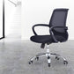 Modern Steel Conference Chair Adjustable Fixed Arms Office Chair Clearhalo 'furn' 'furn_office_chair' 'Furniture' 'Office Chairs' 'Office Furniture' 'office_chair' 1200x1200_96e3e23f-67c0-4270-98e2-b03e1952c1d6