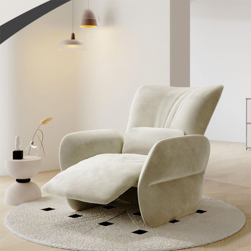 Power Recliner with Swivel Base 3.4" Wide Microsuede Recliners Clearhalo 'Chairs & Seating' 'furn' 'furn_recliners' 'Furniture' 'Living Room Furniture' 'Recliners' 1200x1200_96e47782-ccbf-422c-af57-4c1c5e33b6f0