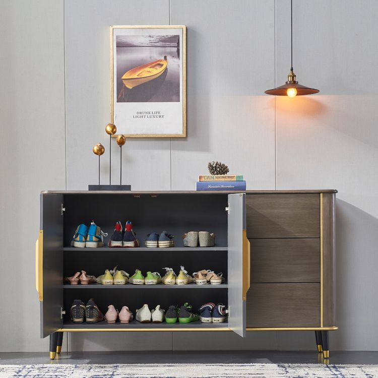 35.43 "H PARABLE PARABLE SERVER DE COMINACIÓN Glam con 3 cajones para la cocina y la sala de estar