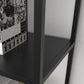 Modem & Contemporary Black Bookcase Etagere Metal Book Shelf